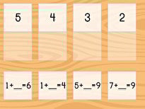 Match: Subtraction Within 10 and Missing Factors