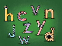 Monster Letters: NDHJCWVYZ