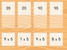 Multiply by 5: Matching