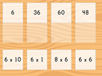 Multiply by 6: Matching