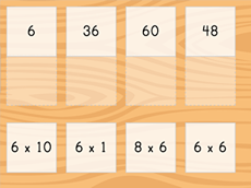 Multiply by 6: Matching