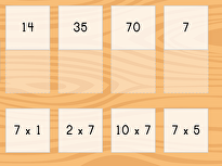 Multiply by 7: Matching