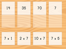 Multiply by 7: Matching