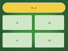 Multiply by 8 Quiz