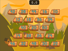 Number Chop: Skip Counting by 2 (Game 2)