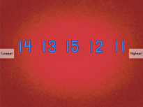 Ordering Numbers 11-20