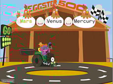 Typing Words with Capital Letters: Moons and Planets