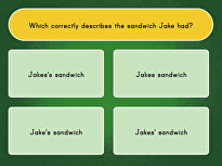 Possessive Apostrophe Quiz