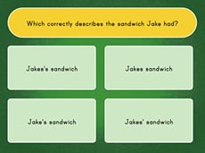 Possessive Apostrophe Quiz
