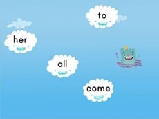 Sight Words Cloud Catcher: Set 1