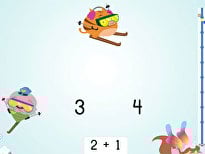 Ski Racer: Addition Patterns of 1 More