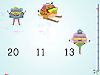 Ski Racer: Even Numbers