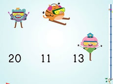 Ski Racer: Even Numbers