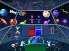 Comparing Fractions with Like Denominators: Space Voyage