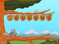 Top Row Typing: R-U-E-I-W-O with Squirrel