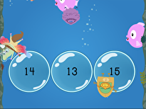 Treasure Diving: Compare Numbers 0-20