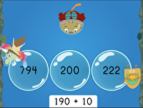 Treasure Diving: Finding 10 More Three-Digit Addition