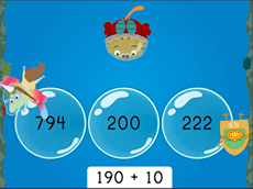 Treasure Diving: Finding 10 More Three-Digit Addition