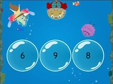 Treasure Diving: Numbers 1-10