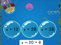 Treasure Diving: Solving One-Step Addition and Subtraction Equations
