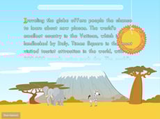 Typing Paragraphs for Speed: Random Facts Savanna