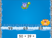 Water Rafting: Adding Two-Digit Numbers and Multiples of 10