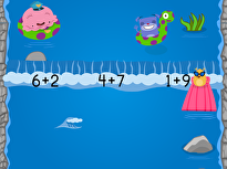 Water Rafting: Compose Numbers to Make 10 (Game 1)