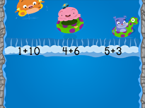 Water Rafting: Compose Numbers to Make 10 (Game 2)