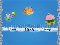 Water Rafting: Compose Numbers to Make 20 (Game 3)