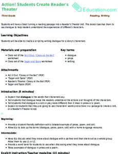 Action! Students Create Reader's Theater