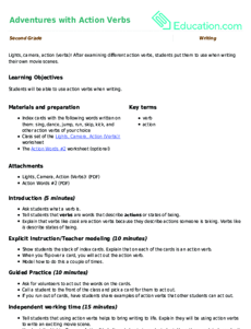 Adventures with Action Verbs