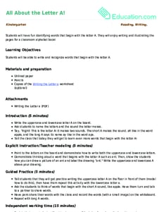 All About the Letter A!