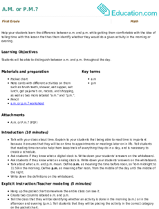 A.M. or P.M.?