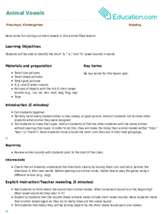 Animal Vowels