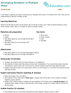 Arranging Numbers in Multiple Ways