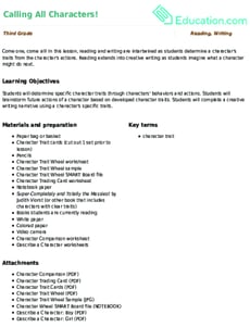 Calling All Characters!