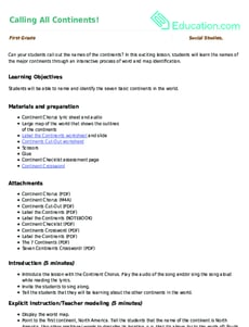 Calling All Continents!