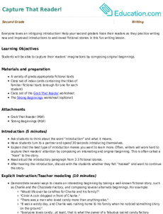 Capture That Reader!