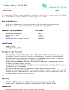 Come "Array" With Us