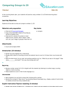 Comparing Groups to 20