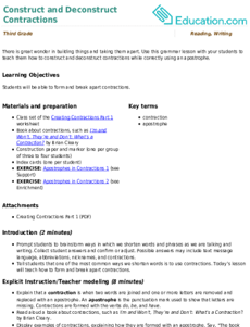 Construct and Deconstruct Contractions