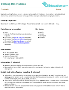 Dashing Descriptions