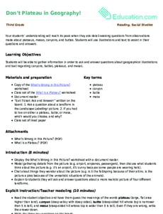 Don’t Plateau in Geography!