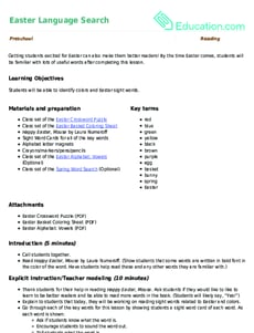 Easter Language Search