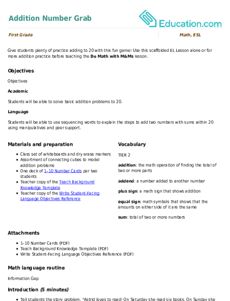 Addition Number Grab