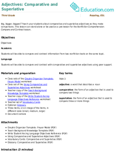 Adjectives: Comparative and Superlative
