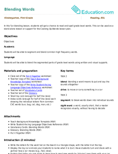 Blending Words