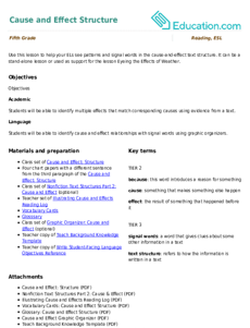 Cause and Effect Structure