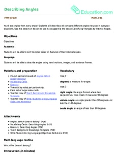 Describing Angles
