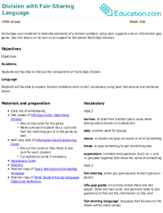 Division with Fair-Sharing Language